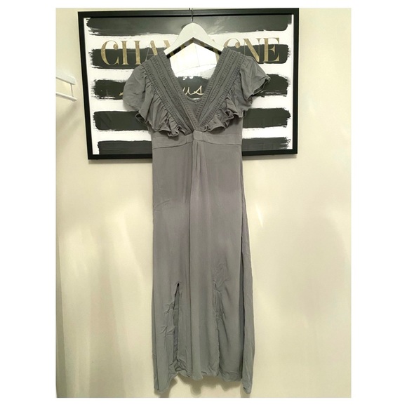 Sage Green MIDI Dress - Picture 2 of 2